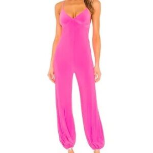 Norma Kamali Vibrant Pink Jumpsuit
